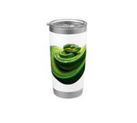 Mi piace molto Green Tree Pythons Python Bicchiere termico in acciaio inox doppia parete