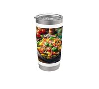 Mi piace molto i fusilli Bicchiere termico in acciaio inox doppia parete