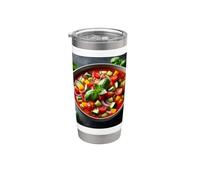 Mi piace molto il Gazpacho zuppa fredda e bevande Spagna Portogallo Bicchiere termico in acciaio inox doppia parete