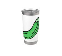Mi piace molto il giardinaggio vegano vegetariano di zucchine Bicchiere termico in acciaio inox doppia parete