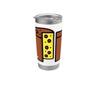 Mi piace molto il panettone dolce italiano Bicchiere termico in acciaio inox doppia parete
