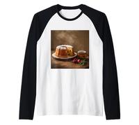 Mi Piace Molto Il panettone Dolce Italiano Maglia con Maniche Raglan