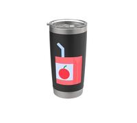 Mi piace molto il succo di ciliegia Bicchiere termico in acciaio inox doppia parete