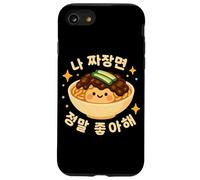 "Mi piace molto Jjajangmyeon" Cibo coreano carino Custodia per iPhone SE (2020) / 7/8