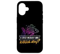 Mi piace molto killifish okay Design Custodia per iPhone 16