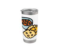 Mi piace molto la cucina indiana Chole Bhature Bicchiere termico in acciaio inox doppia parete
