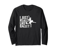 Mi piace molto la passione per la danza classica Maglia a Manica