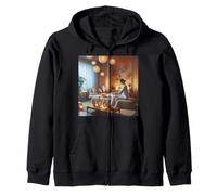 Mi Piace Molto l'agopuntura della moxibustione Felpa con Cappuccio