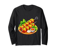 Mi Piace Molto Paneer Tikka India Indiana Tandoor Food Maglia a Manica