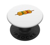 Mi piace molto Paneer Tikka India Indiana Tandoor Food PopSockets PopGrip Adesivo