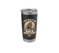 Mi piace molto Rock Hyraxes Ok Bicchiere termico in acciaio inox doppia parete