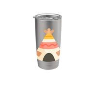 Mi piace molto Teepees Teepee Tipi Bicchiere termico in acciaio inox doppia parete