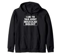 Mi piace parlare di Biologia Molecolare Scienza Biologo Felpa con Cappuccio