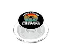 Mi piace Pastore Tedesco E Forse Piace 3 Persone Retro Vintage PopSockets PopGrip per MagSafe