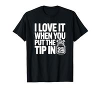 Mi Piace Quando Ci Metti la mancia - Funny Bartender Maglietta
