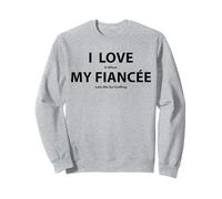 Mi Piace Quando la mia Fidanzata Mi Lascia Andare a Golf Divertente Felpa