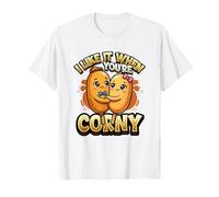 Mi Piace Quando Sei Una Coppia Corndog banale Maglietta