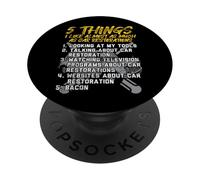 Mi piace Restauro Auto Appassionato Ragazzo Hot Rod Meccanico PopSockets PopGrip Adesivo