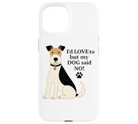Mi piacerebbe ma il mio cane ha detto di no Custodia per iPhone 15