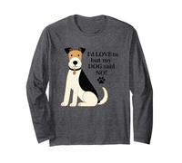 Mi piacerebbe ma il mio cane ha detto di no Maglia a Manica