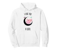 Mi piaci Un Sacco Motivo Kawaii Carino Felpa con Cappuccio