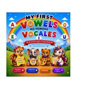 Mi Primer ABC con Arcoíris - Vocales: Libro Bilingüe para Trazar y Colorear A-E-I-O-U