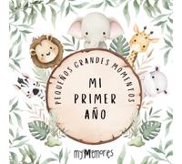 Mi primer año. Pequeños grandes momentos: Regalo bebé. Álbum de fotos para bebé recién nacido, con los recuerdos, hitos y logros más memorables del primer año de vida. Fotos de tamaño estándar 10x15