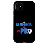Mi Residencia es Porto Rico | Boricua Pride Graphic Custodia per iPhone 11