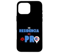 Mi Residencia es Porto Rico | Boricua Pride Graphic Custodia per iPhone 16 Pro Max