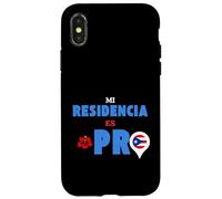 Mi Residencia es Porto Rico | Boricua Pride Graphic Custodia per iPhone X/XS