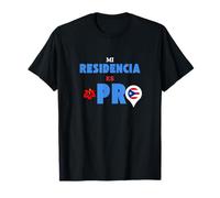 Mi Residencia es Porto Rico | Boricua Pride Graphic Maglietta