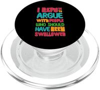 Mi rifiuto di discutere con persone che avrebbero dovuto essere inghiottite PopSockets PopGrip per MagSafe