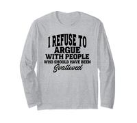 Mi rifiuto di discutere con Persone Che avrebbero dovuto Essere Maglia a Manica