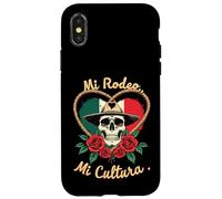 Mi Rodeo, Mi Cultura Teschio Fiori Custodia per iPhone X/XS