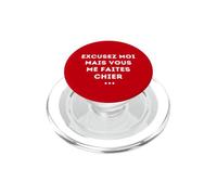 Mi scusi, ma mi fai incazzare Sarcasmo Umorismo PopSockets PopGrip per MagSafe