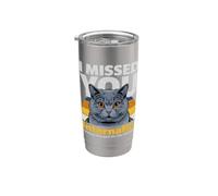 Mi sei mancato internamente Funny Cat Meme Bicchiere termico in acciaio inox doppia parete