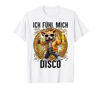 Mi Sento Disco Divertente Discoteca Cervo Apres-Ski Party Maglietta
