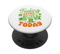Mi sento extra green oggi PopSockets PopGrip Adesivo