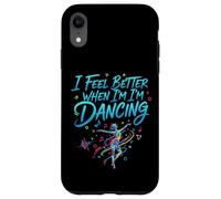 Mi sento meglio quando ballo, grande linea danzante Custodia per iPhone XR