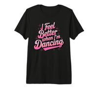 Mi Sento Meglio Quando Ballo Groovy Dance Maglietta Premium