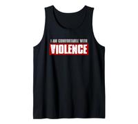 Mi Sono A Mano con LA VIOLENZA Bold Confident Uomo Canotta