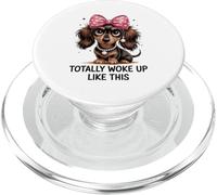 Mi sono completamente svegliato come questo simpatico fiocco da cucciolo di bassotto PopSockets PopGrip per MagSafe