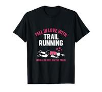 Mi sono innamorato del Trail Running Funny Runner Design Maglietta