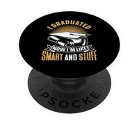 Mi Sono Laureato: Ora Sono Intelligente Laureato Laurea PopSockets PopGrip Adesivo