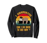 Mi Sono Laureato Posso Tornare a Letto Ora Divertente Laurea Bradipo Felpa