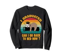 Mi Sono Laureato Posso Tornare a Letto Ora Laurea Bradipo 2025 Felpa