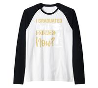 Mi Sono Laureato Posso Tornare a Letto Ora? Maglia con Maniche Raglan