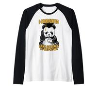 Mi Sono Laureato, Posso Tornare a Letto Ora, Orso Panda confuso Maglia con Maniche Raglan