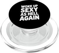 Mi sono svegliato di nuovo sexy come l"inferno PopSockets PopGrip per MagSafe