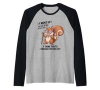 Mi Sono Svegliato Mi Sono alzato dal Letto e Ho Avuto Il Design del caffè Maglia con Maniche Raglan